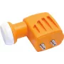 TELEVES 747802 Twin Universal LNB – 2 išėjimai, 0,1 dB triukšmo rodiklis, 40 mm fideris