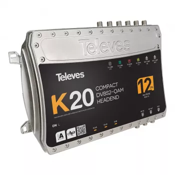 Televes K20-12 Compact Headend 12 Transponder DVB-S2 į QAM