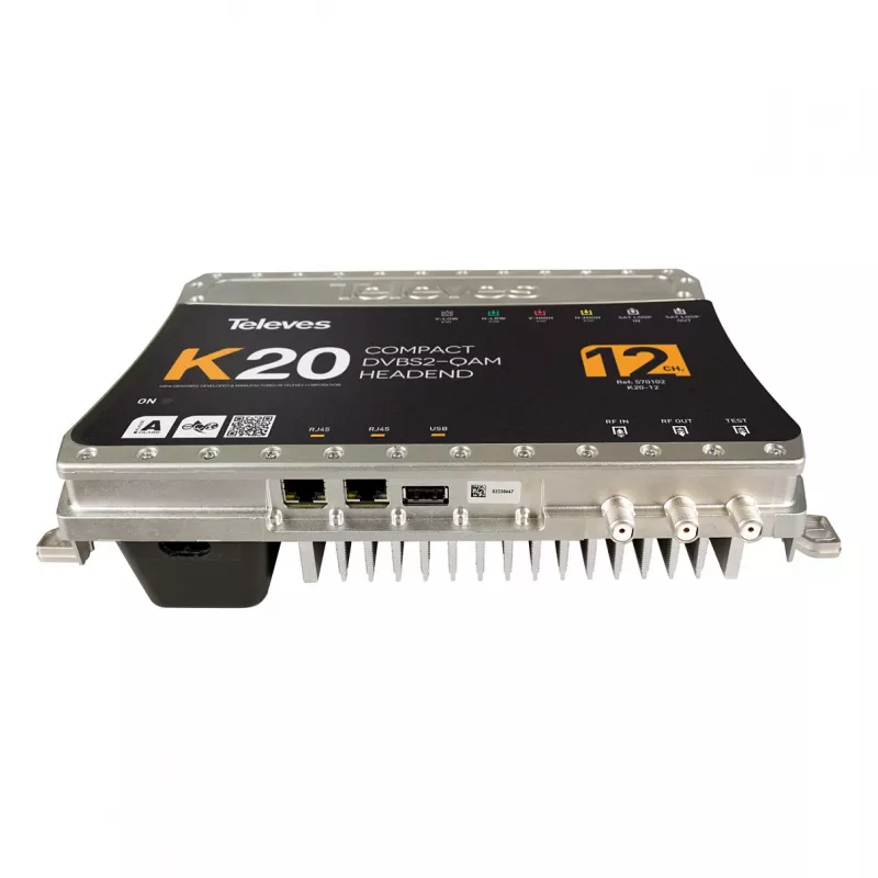 Televes K20-12 Compact Headend 12 Transponder DVB-S2 į QAM