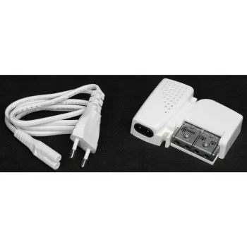 TELEVES PicoKom 1 EC antennos stiprintuvas, 1 įėjimas, 2 išėjimai, 12 dB stiprinimas, 47-694 MHz, F tipo jungtys, vidaus montavimui