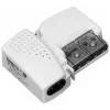 TELEVES PicoKom 1 EC antennos stiprintuvas, 1 įėjimas, 2 išėjimai, 12 dB stiprinimas, 47-694 MHz, F tipo jungtys, vidaus montavimui