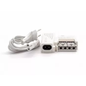 TELEVES PicoKom 1 EC antennos stiprintuvas, 1 įėjimas, 2 išėjimai, 12 dB stiprinimas, 47-694 MHz, F tipo jungtys, vidaus montavimui