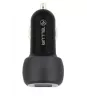 Tellur Dual USB automobilinis įkroviklis su QC 3.0, 6A, juodas