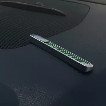 Tellur Laikino Automobilio Parkavimo Telefono Numerio Kortelė Metallic Silver