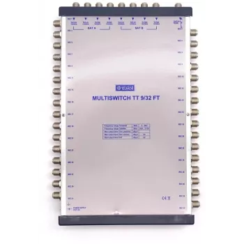 Telmor TT 9/32 FT Classic Terminal Multiswitch su integruotu maitinimo bloku