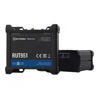 Teltonika RUT951 Dual SIM eSIM 4G LTE Cat 4 Wi-Fi maršrutizatorius su JK maitinimo šaltiniu