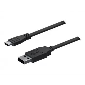 Teltonika USB 2.0 laidas, USB-A (kištukas) į Micro-USB (kištukas) (juodas, 0,8 m)