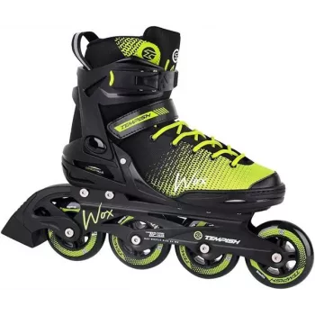 Tempish WOX riedučiai Green/Black EU 45 – fitneso riedučiai su 84 mm ratais ir ABEC 7 guoliais