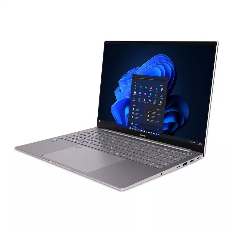 TERRA 1220879 nešiojamas kompiuteris, 15,3 colio WUXGA, Intel Core Ultra 5 125U, 16GB DDR5, 500GB SSD, Windows 11 Pro, vokiška klaviatūra