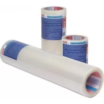 Tesa 4848 PV1 paviršių apsauginė plėvelė, permatoma, 100 m x 100 cm, 70 µm, akriliniai klijai, be likučių 04848-0-1