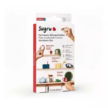 TESA Sugru Formuojami Visų Paskirčių Klijai 8 vnt. Įvairių Spalvų