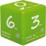TFA 38.2035.04 Cube Timer skaitmeninis arbatos laikmatis - baltas, atgalinis skaičiavimas su 5/10/15/20 min išankstiniais nustatymais, LCD, garso signalas, AAA baterija