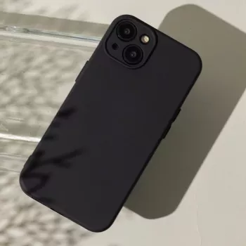 TFO Silicone Case, skirta Xiaomi Redmi A7 Pro – matinės juodos spalvos smūgiams atsparus galinis dangtelis