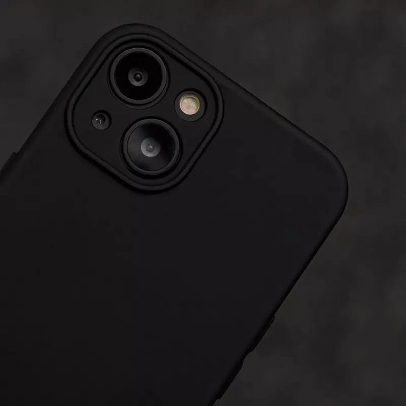 TFO Silicone Case, skirta Xiaomi Redmi A7 Pro – matinės juodos spalvos smūgiams atsparus galinis dangtelis
