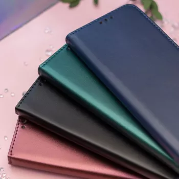 TFO Smart Magnetic Wallet Case, skirtas Xiaomi Redmi A7 Pro, bordo spalvos