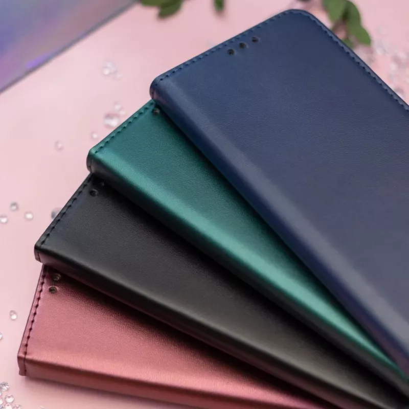 TFO Smart Magnetic Wallet Case, skirtas Xiaomi Redmi A7 Pro, bordo spalvos