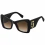THE MARC JACOBS MARC761S807 Moteriški katinėlio formos akiniai nuo saulės, juodas acetatas, pilki gradientiniai lęšiai, 52 mm