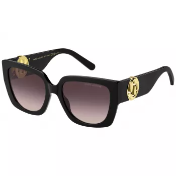 THE MARC JACOBS Moteriški katės akies formos akiniai nuo saulės MARC687S807 Juodi/Pilki gradientiniai 54mm