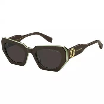 THE MARC JACOBS Moteriški Akiniai nuo Saulės MARC851/S - Katinėlio Formos Acetato Rėmelis, Pilki Gradientiniai Lęšiai, 52 mm