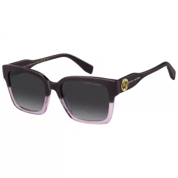 THE MARC JACOBS Moteriški Akiniai nuo Saulės MARC814SB3V - Juodas Acetato Rėmelis, Pilki Gradientiniai Stiklai, 53mm