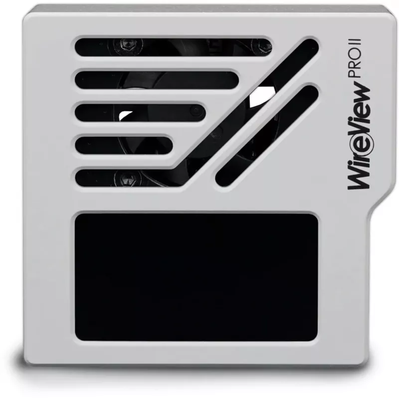 „Thermal Grizzly WireView Pro II“ GPU galios stebėjimo įrenginys – baltas, atvirkštinis (12V-2x6 kaiščių, USB-C)