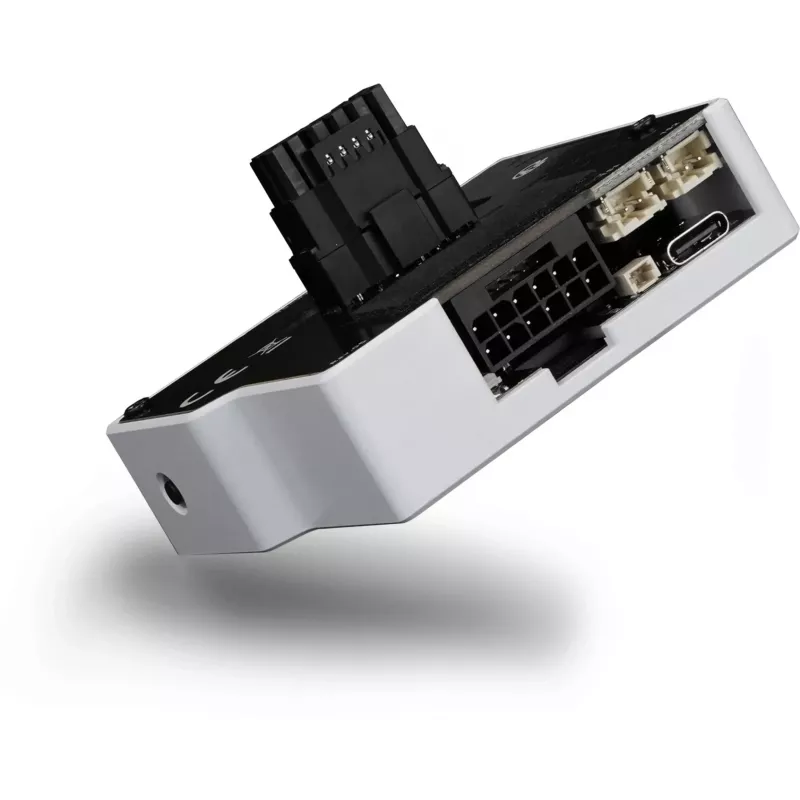 „Thermal Grizzly WireView Pro II“ GPU galios stebėjimo įrenginys – baltas, atvirkštinis (12V-2x6 kaiščių, USB-C)