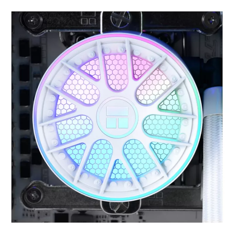 Thermalright Aqua Elite V6 RGB 240 mm „All-in-One“ skysčio aušinimo sistema (balta)