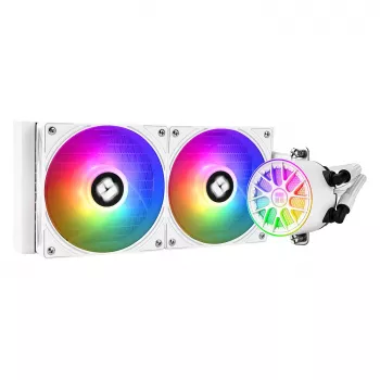 Thermalright Aqua Elite V6 RGB 240 mm „All-in-One“ skysčio aušinimo sistema (balta)
