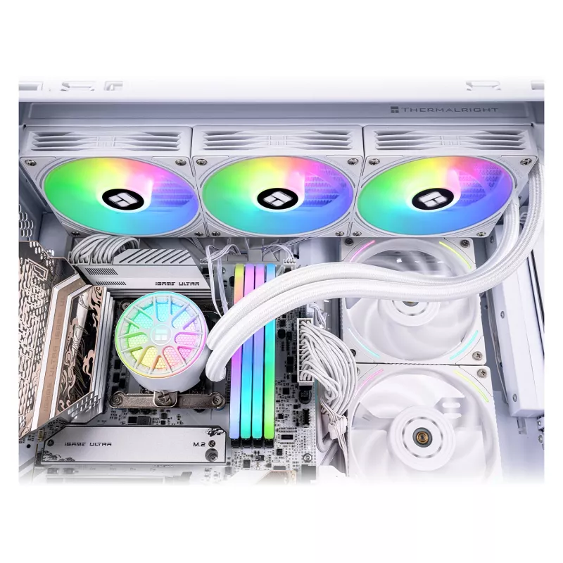 Thermalright Aqua Elite V6 RGB 360mm baltas skysčio procesoriaus aušintuvas