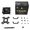 Thermalright AXP90-X36 Black žemo profilio procesoriaus aušintuvas, 92mm PWM ventiliatorius, ITX, Intel ir AMD