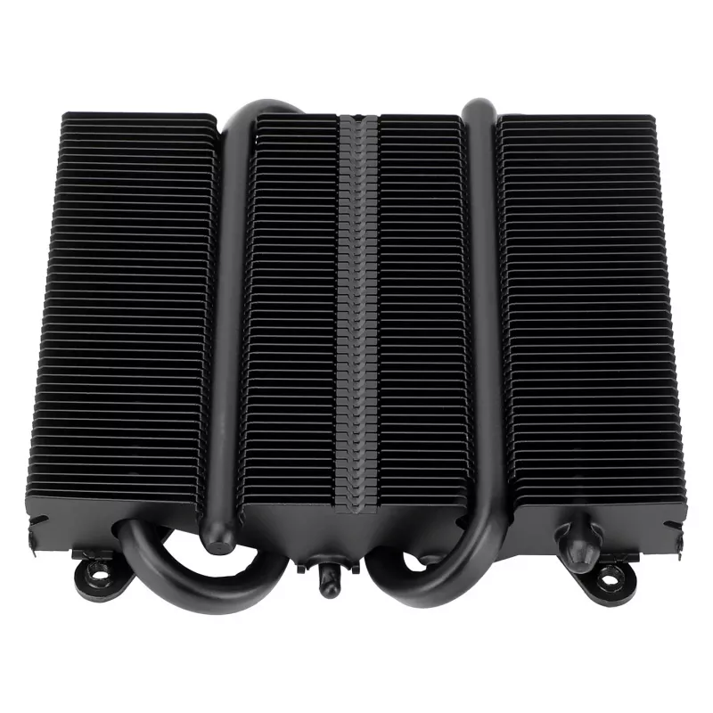 Thermalright AXP90-X36 Black žemo profilio procesoriaus aušintuvas, 92mm PWM ventiliatorius, ITX, Intel ir AMD