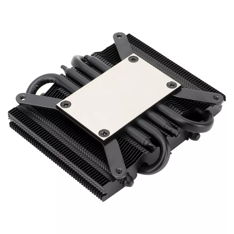 Thermalright AXP90-X36 Black žemo profilio procesoriaus aušintuvas, 92mm PWM ventiliatorius, ITX, Intel ir AMD