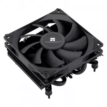 Thermalright AXP90-X36 Black žemo profilio procesoriaus aušintuvas, 92mm PWM ventiliatorius, ITX, Intel ir AMD