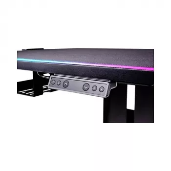 Thermaltake CycleDesk 100 GGD elektrinis aukščio reguliavimo stalas su RGB apšvietimu, juodas