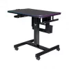Thermaltake CycleDesk 100 GGD elektrinis stalas žaidėjams, MDF stalviršis, 800x500 mm, juodas