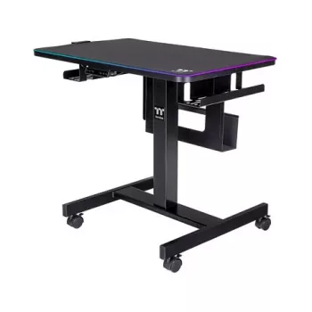 Thermaltake CycleDesk 100 GGD elektrinis aukščio reguliavimo stalas su RGB apšvietimu, juodas