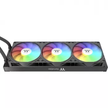 Thermaltake LB360-S ARGB (Gunmetal) All-in-One Liquid Cooler, 360mm Radiator, 3x 120mm Fans, 2.1 inch IPS LCD Display