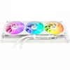 Thermaltake ST360 Ultra Snow 360 mm skysčių aušinimo sistema, 7 colių IPS LCD, balta