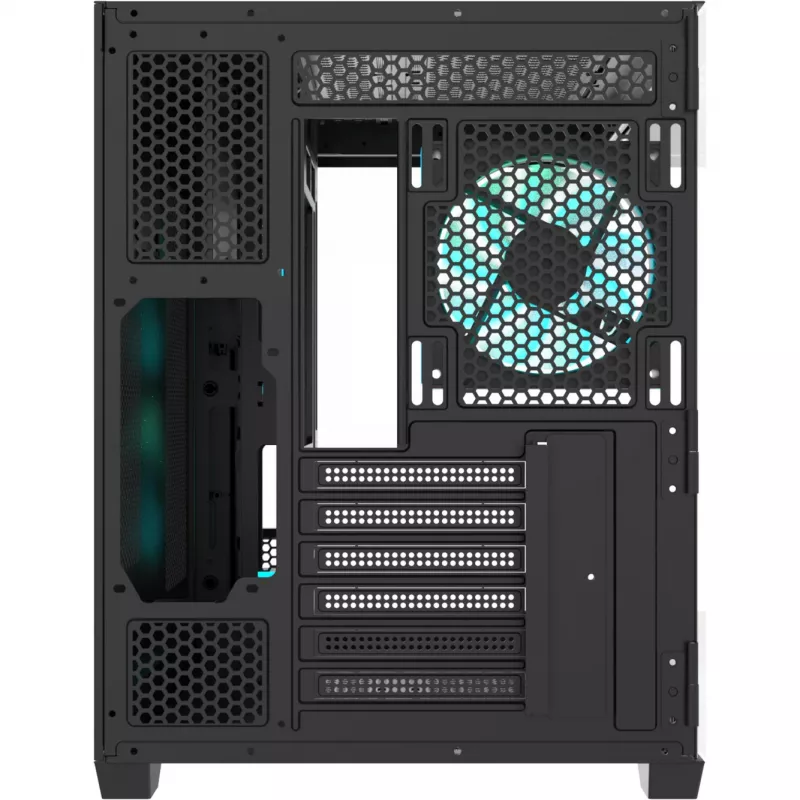 Thermaltake Vision 330 CR ARGB SE Edition Mid Tower korpusas, juodas, 3x grūdintas stiklas, 3x CT140 ARGB ventiliatoriai