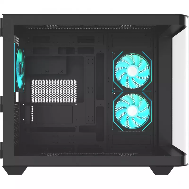 Thermaltake Vision 330 CR ARGB SE Edition Mid Tower korpusas, juodas, 3x grūdintas stiklas, 3x CT140 ARGB ventiliatoriai