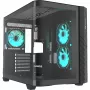 Thermaltake Vision 330 CR ARGB SE Edition Mid Tower korpusas, juodas, 3x grūdintas stiklas, 3x CT140 ARGB ventiliatoriai