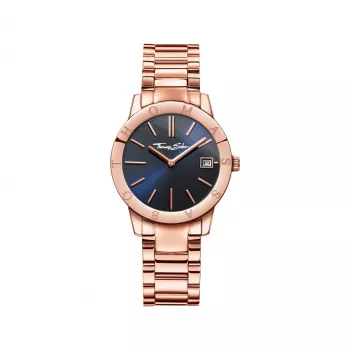 THOMAS SABO Moteriškas laikrodis WA02152652093 33mm Rožinio aukso nerūdijantis plienas tinklelis