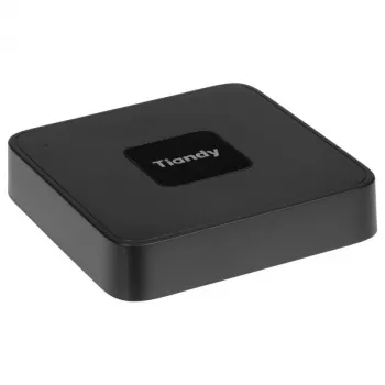Tiandy TC-R3105 5 kanalų IP tinklo vaizdo registratorius su 4 PoE prievadais, H.265+, 8MP, 1 SATA, 4K HDMI