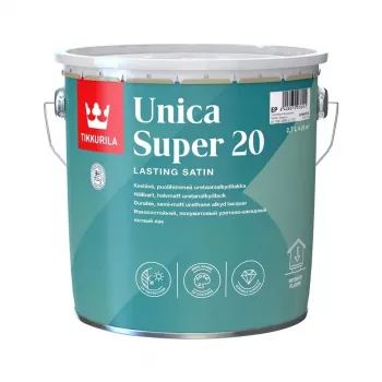 Tikkurila Unica Super 20 Semi-Gloss Alkyd Paint 2.7L