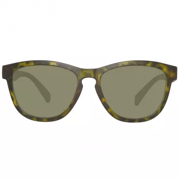 Timberland Men's TB9102-5455R Polarizuoti Akiniai nuo Saulės - Matinis Juodas Rėmelis, Žali Lęšiai
