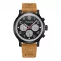 Timberland vyriškas laikrodis Henniker II TDWGF0028902 46mm nerūdijantis plienas ruda oda