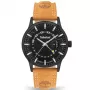 Timberland Vyriškas Laikrodis TDWGB2201504 Henniker II 42mm Mėlynas Ciferblatas Ruda Odinė Apyrankė Kvarcinis