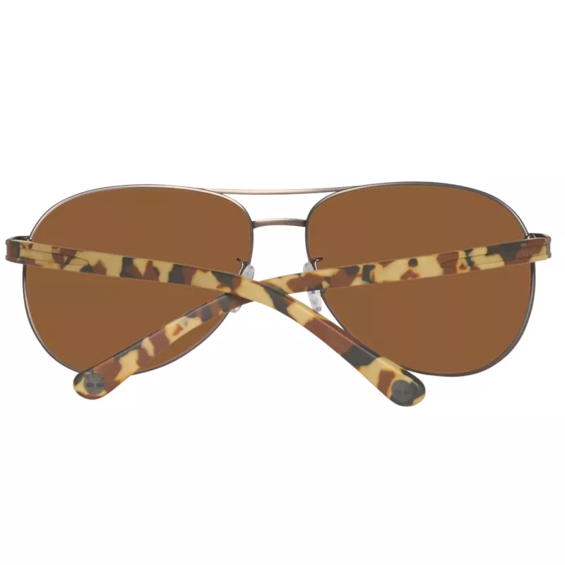 Timberland TB9086-6249H Vyriški poliarizuoti akiniai nuo saulės, matinė juoda, žali, 62 mm