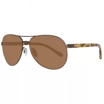 Timberland TB9086-6249H Vyriški poliarizuoti akiniai nuo saulės, matinė juoda, žali, 62 mm