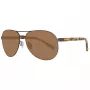 Timberland TB9086-6249H Vyriški poliarizuoti akiniai nuo saulės, matinė juoda, žali, 62 mm